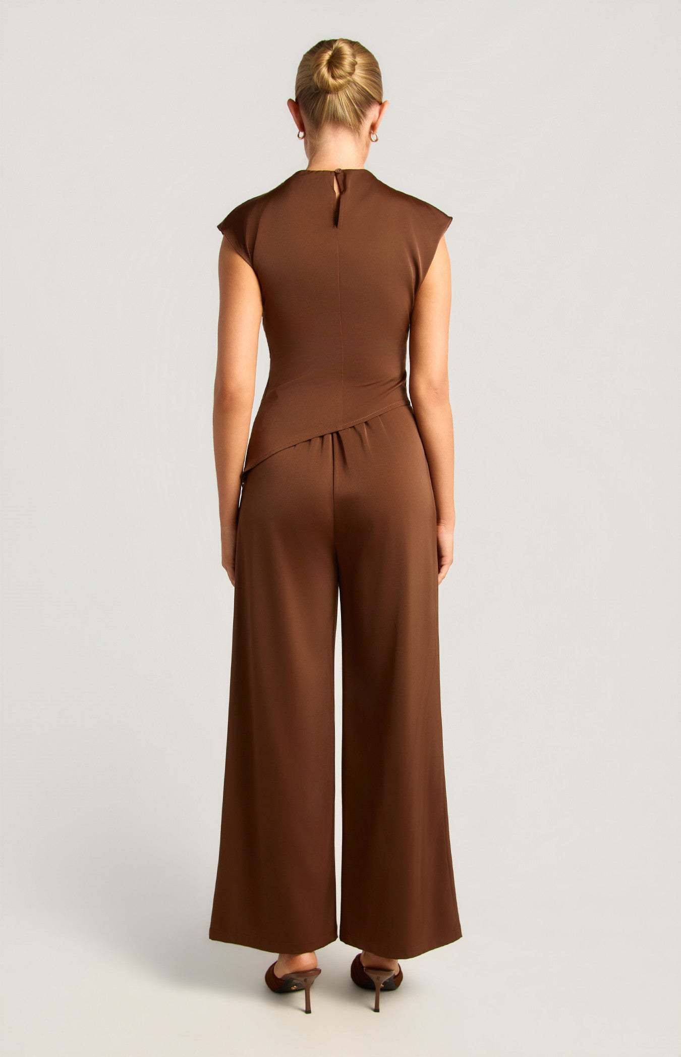 ANTONIO TOP & PANT SET - CHOCOLATE