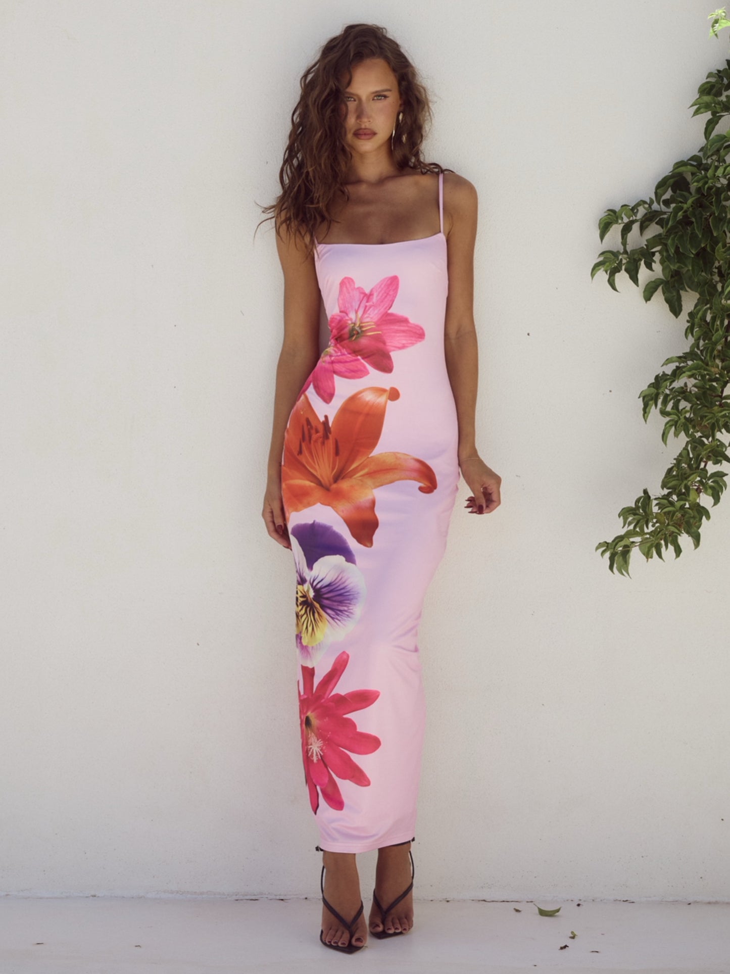 DEIA MIDI DRESS - MULTI FLOWER