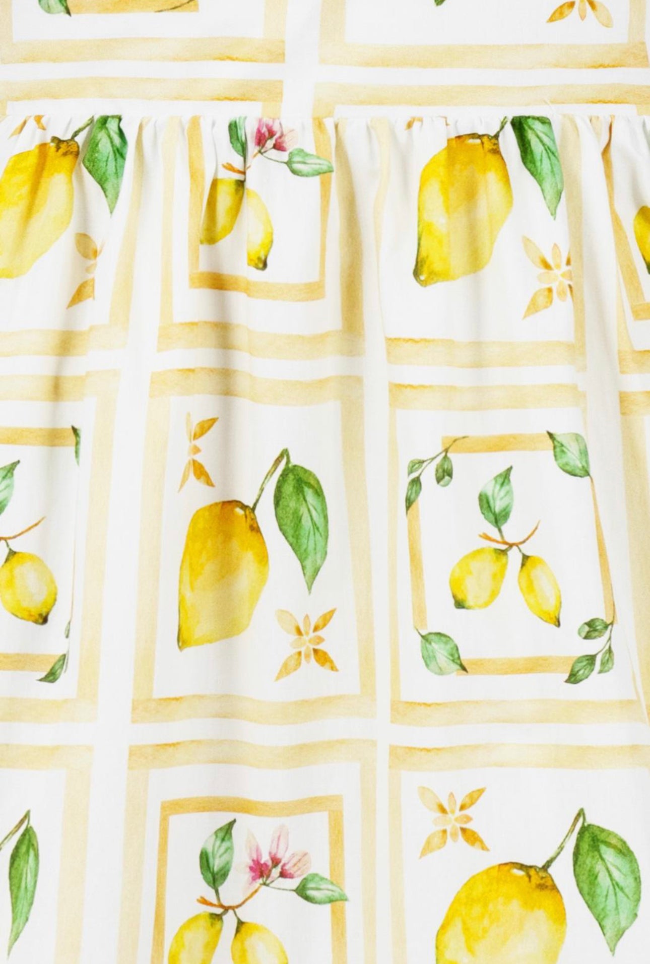 CIEL MINI DRESS - LEMON PRINT