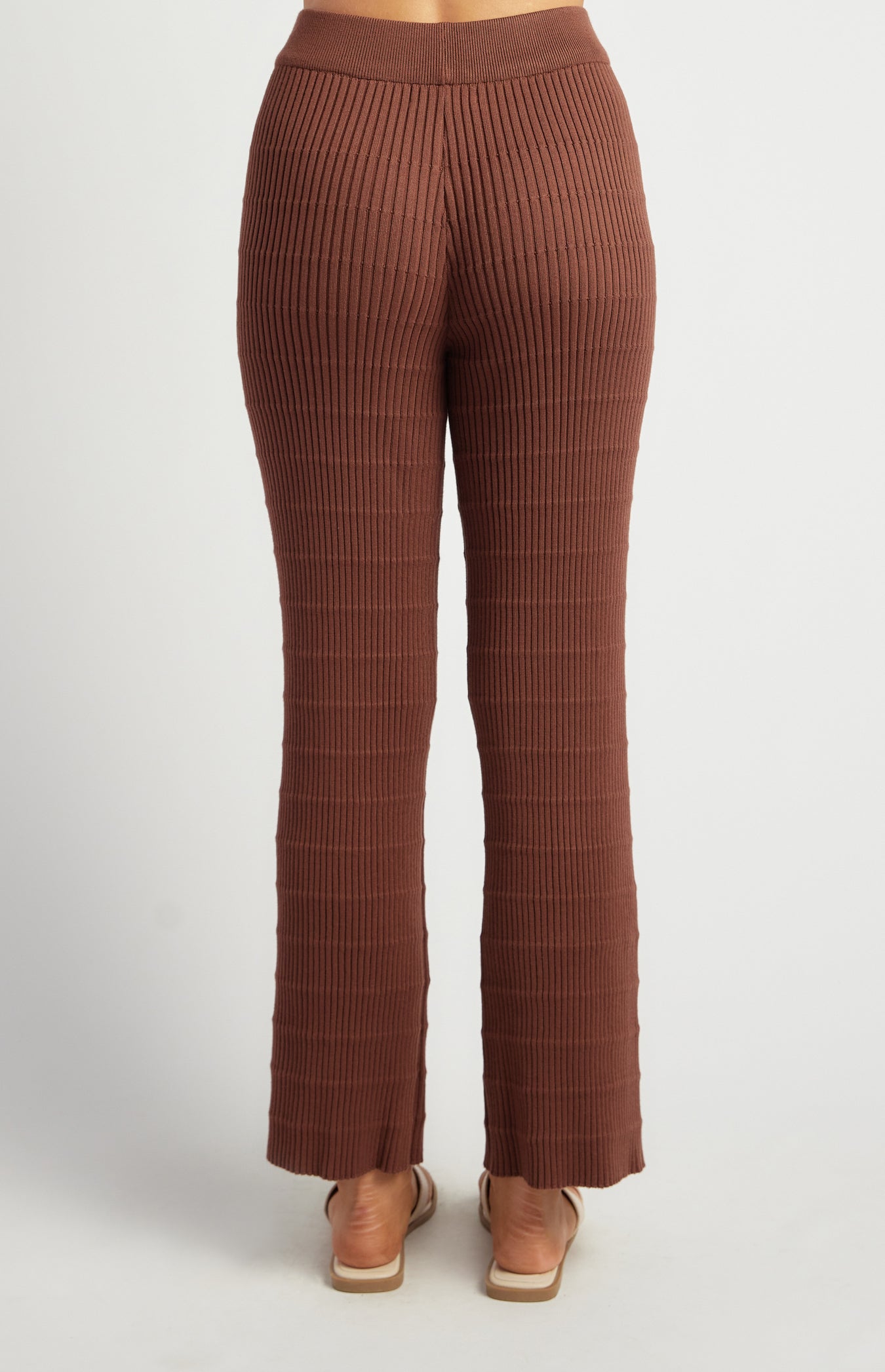 AMINA KNIT SET -CHOCOLATE
