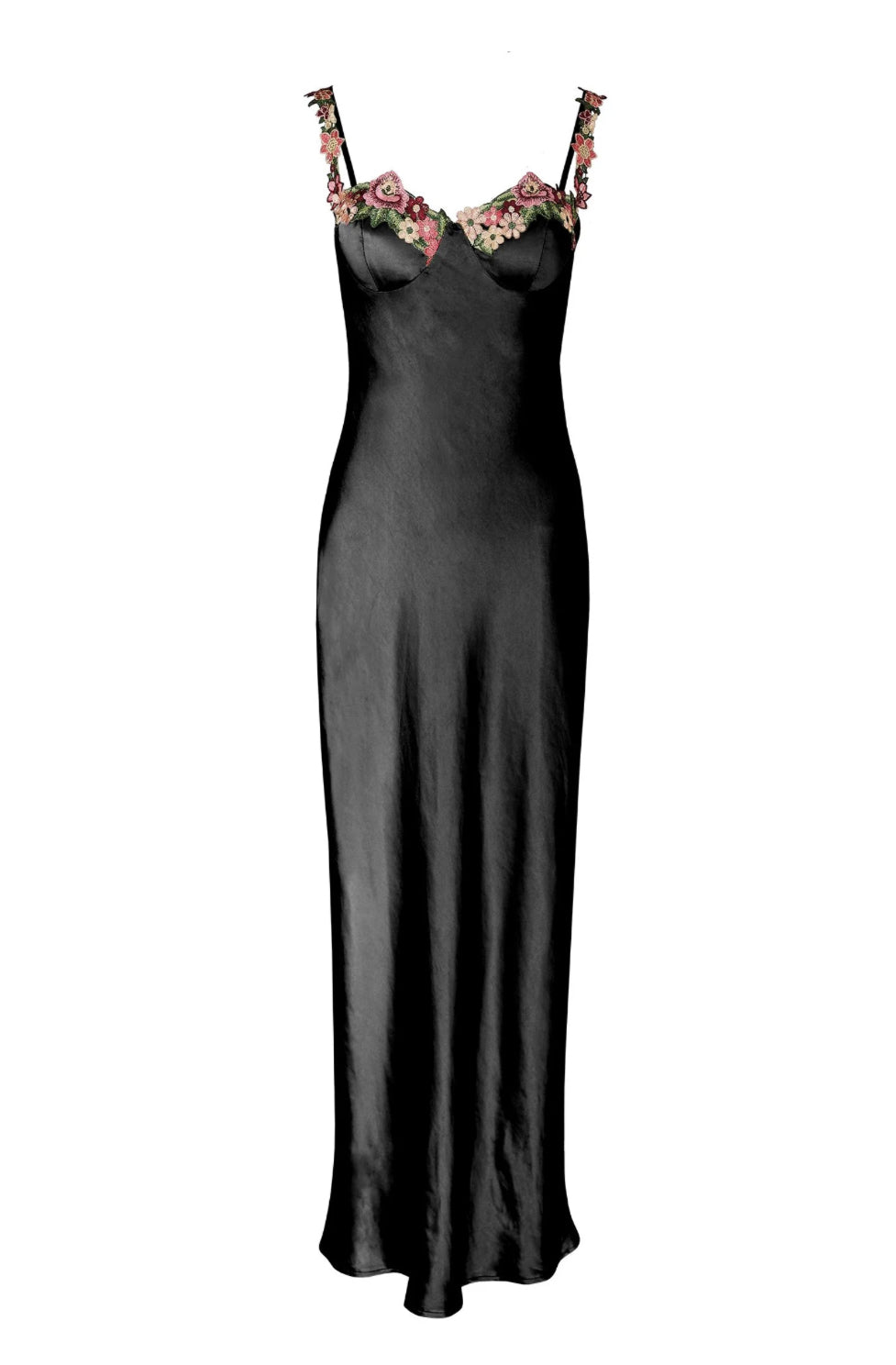 AMICIA MIDI DRESS -BLACK