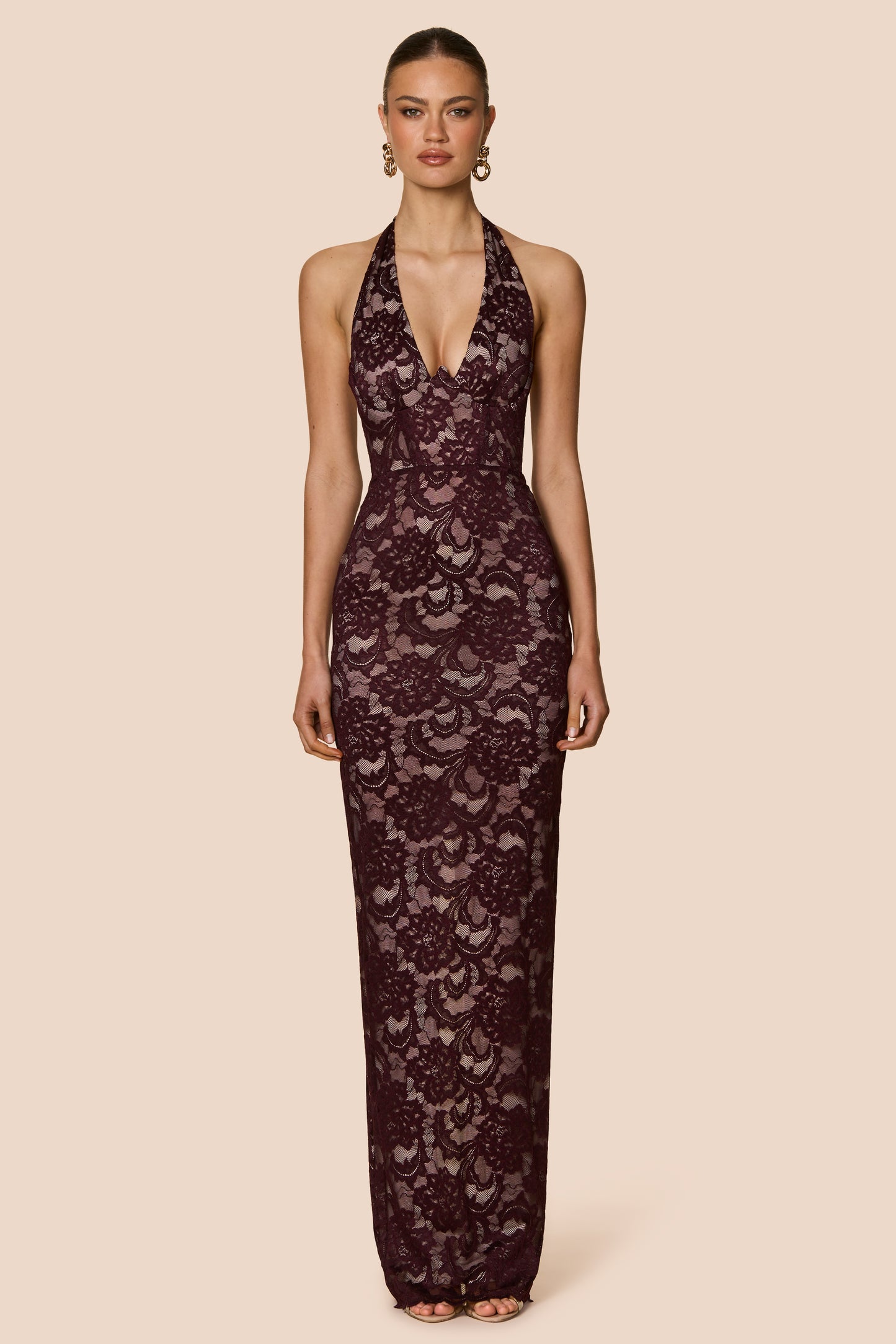 ALESSIA GOWN -WINE