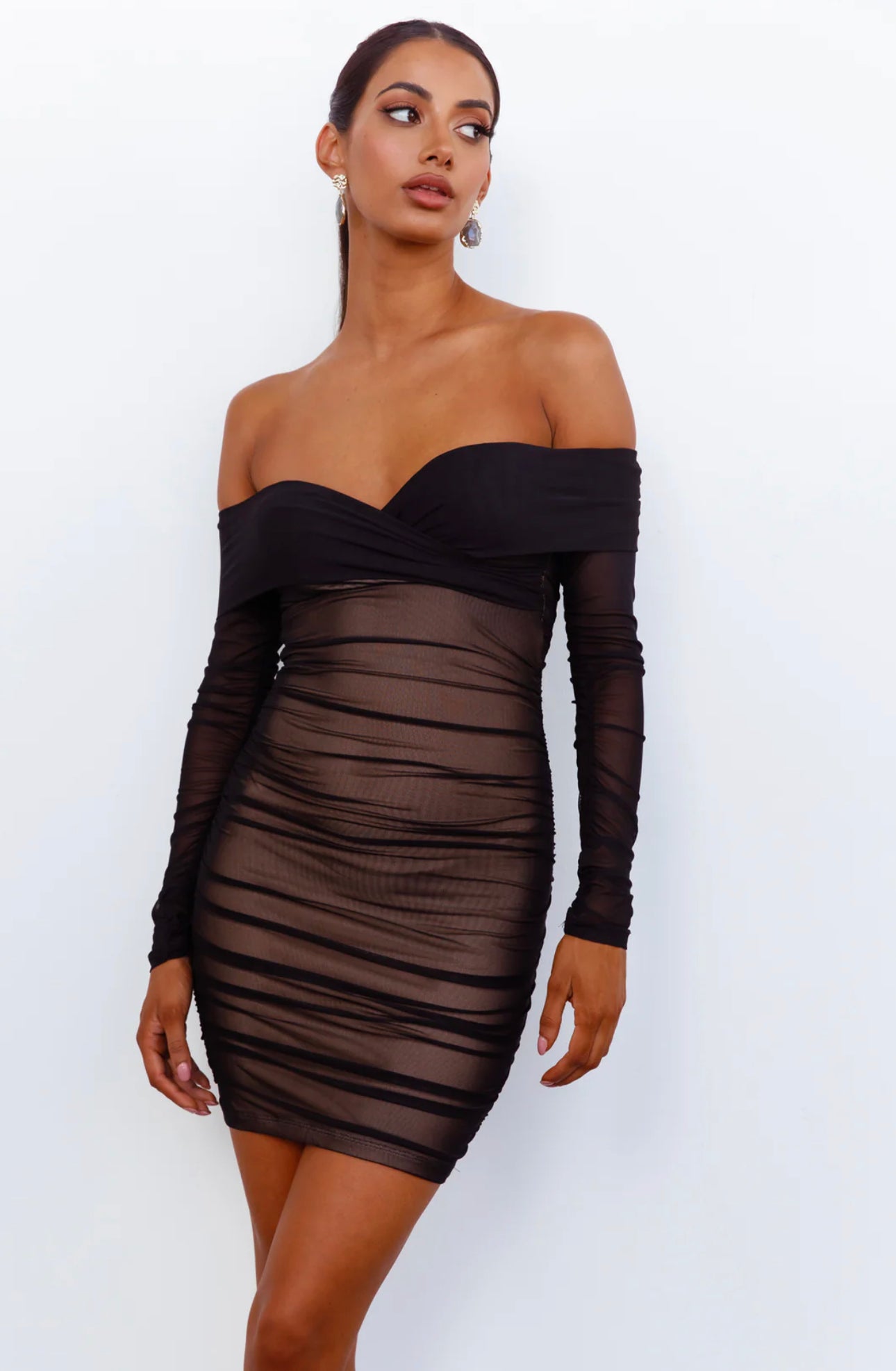 PETIA MINI DRESS -BLACK