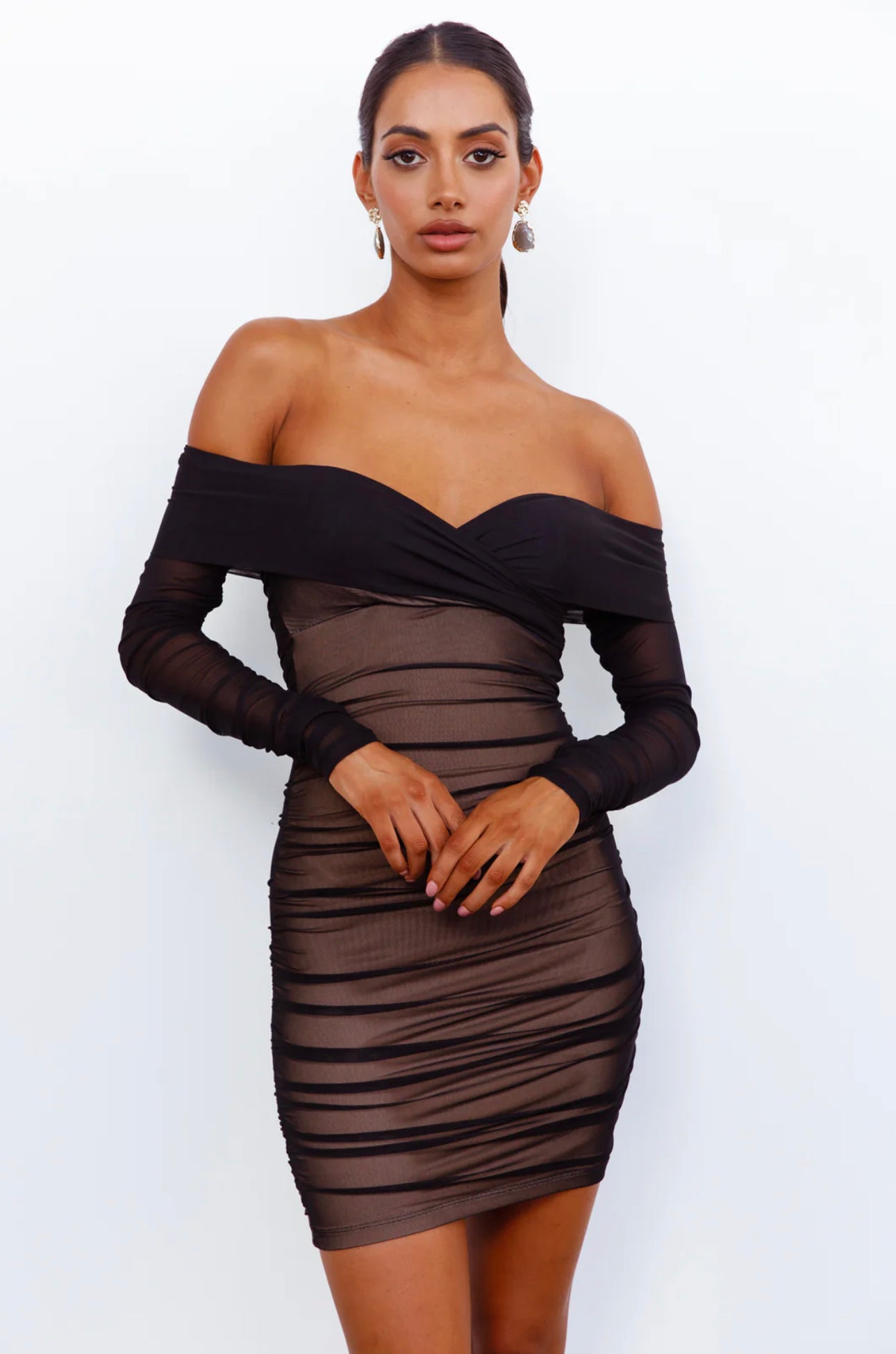 PETIA MINI DRESS -BLACK