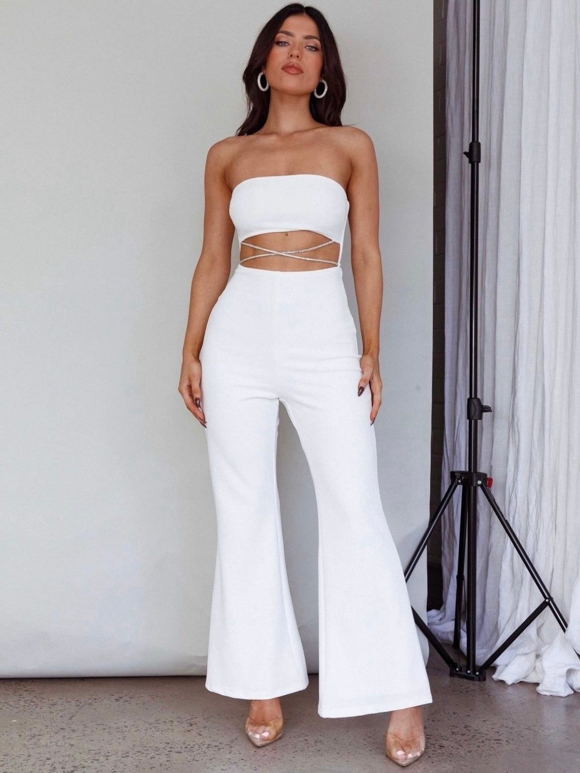 LUARA JUMPSUIT -WHITE