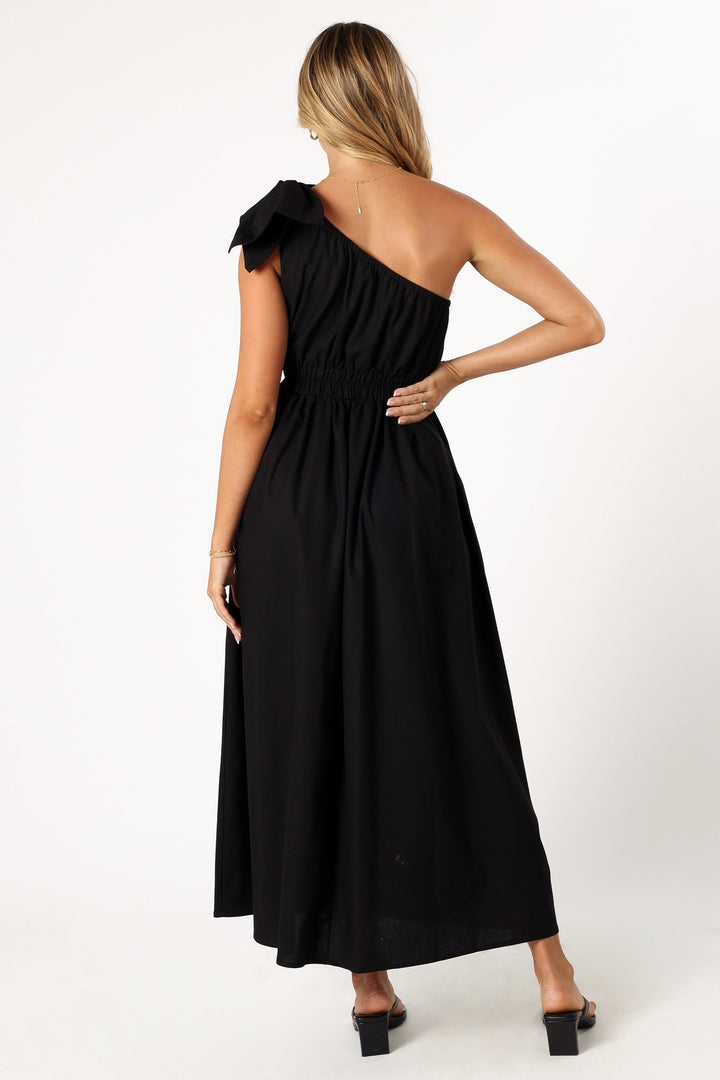 PARIS MIDI DRESS -BLACK