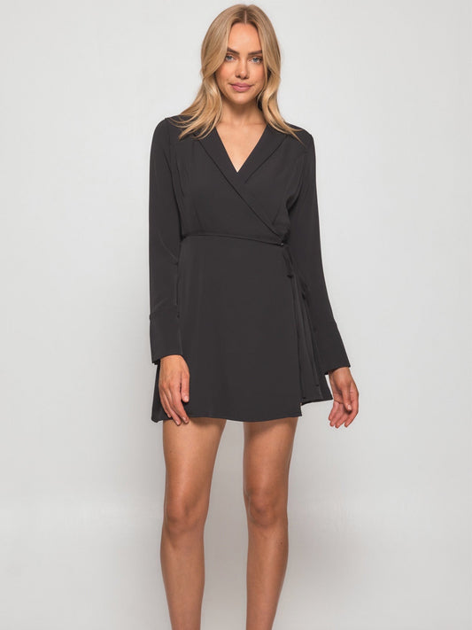 ALOKI MINI DRESS -BLACK