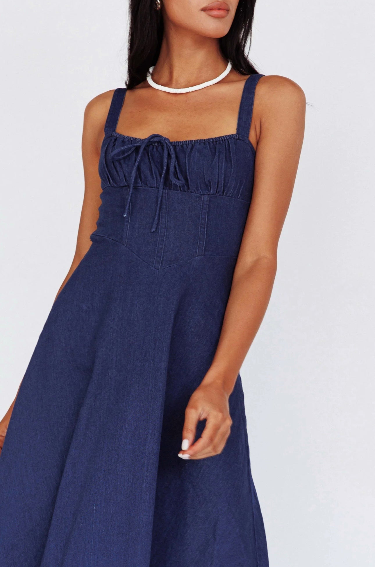 CHRISSY MAXI DRESS -INDIGO