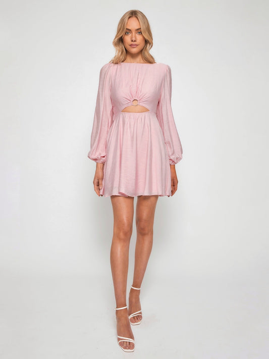 TAYLOR MINI DRESS -PINK