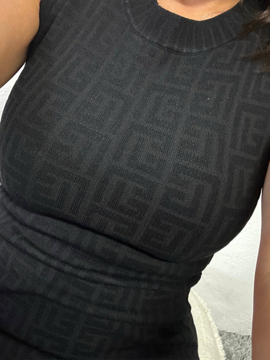 AMALIA MINI DRESS -BLACK