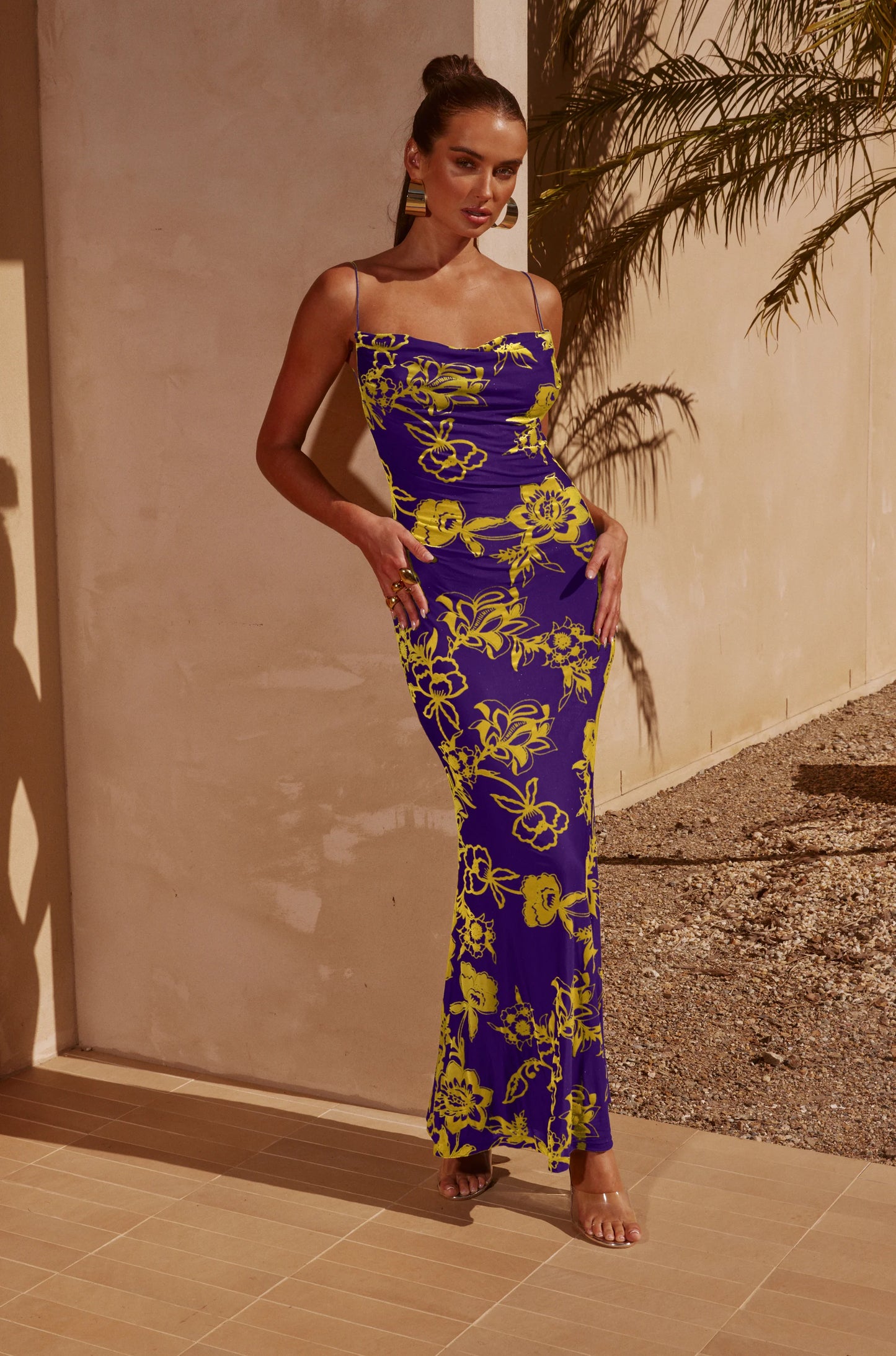 PRETORIA MAXI DRESS -VIOLET