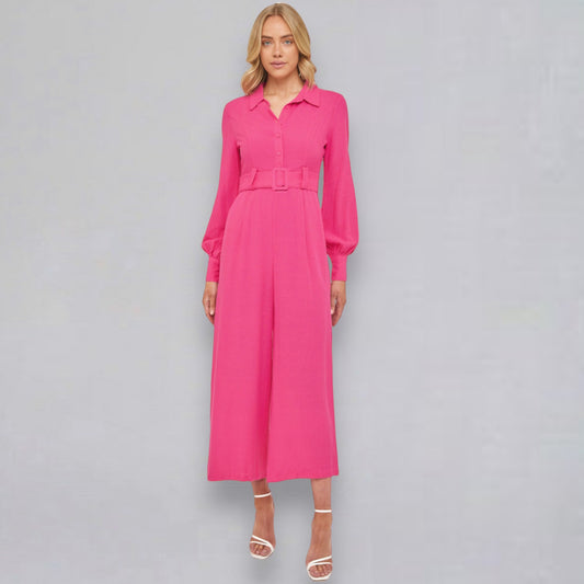 BOSS BABE JUMPSUIT -PINK