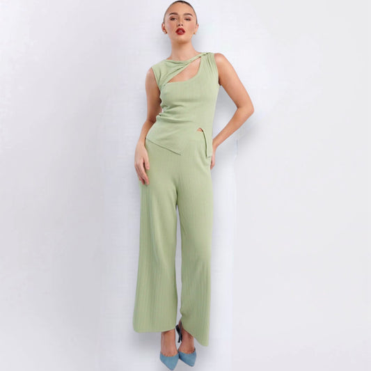 BONNY TOP & PANTS SET -SAGE