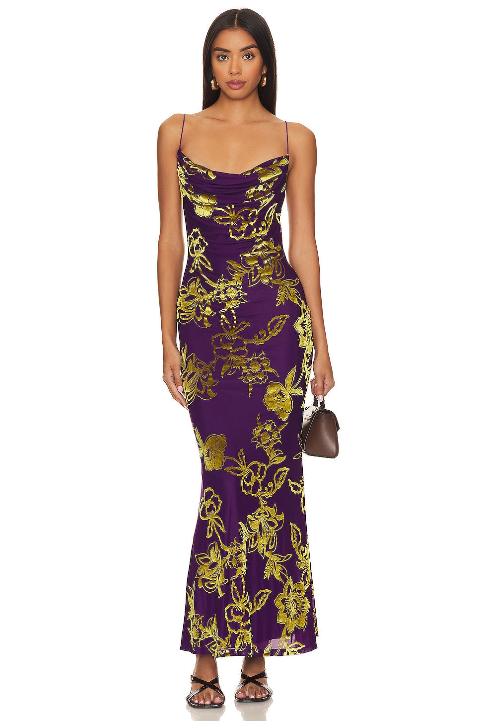PRETORIA MAXI DRESS -VIOLET
