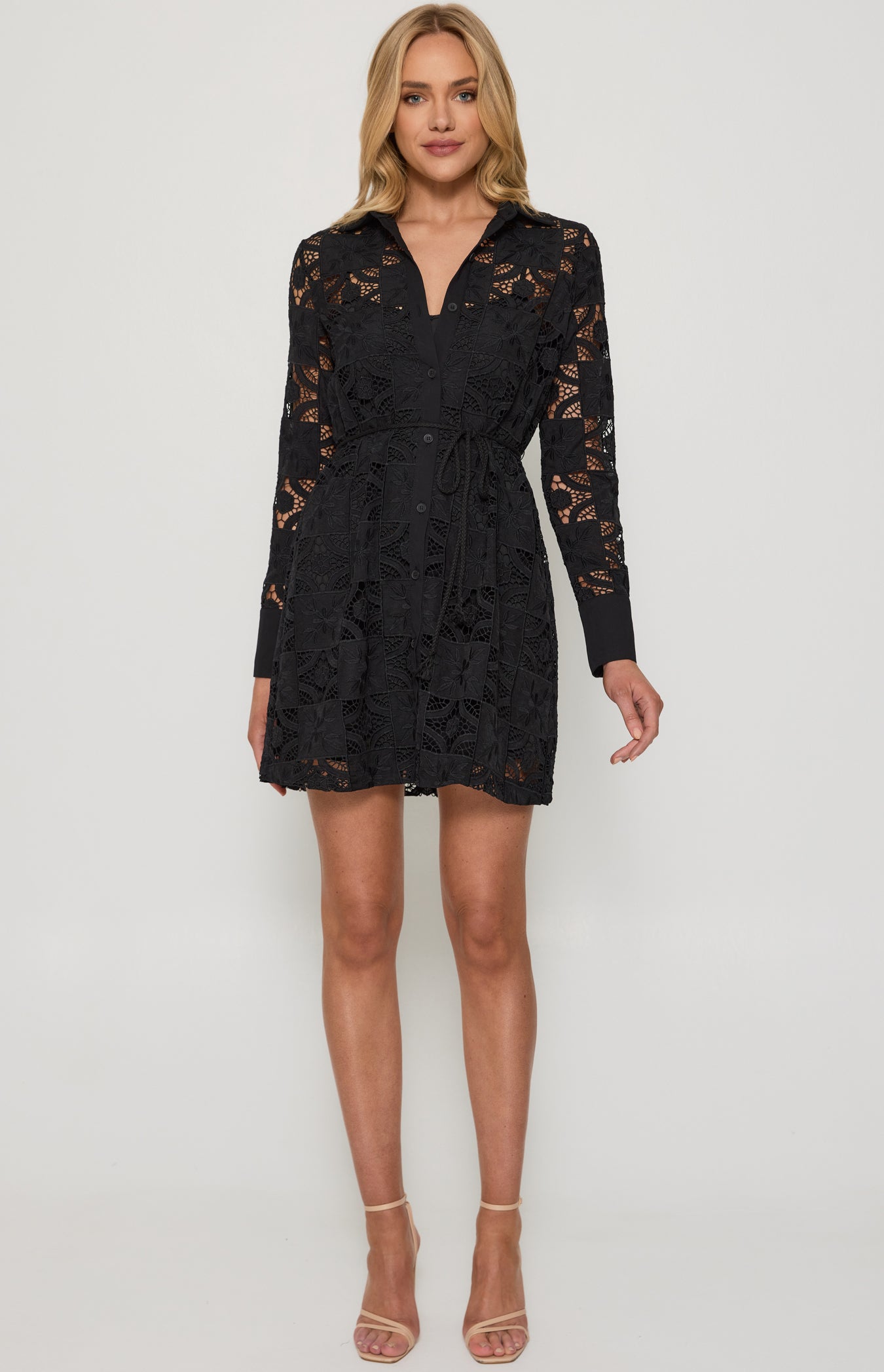 ALEXIS MINI DRESS -BLACK Chelsea Avenue ALEXIS MINI DRESS -BLACK Chelsea Avenue
