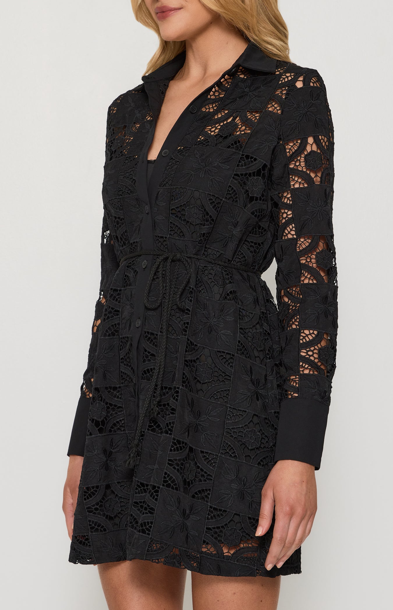 ALEXIS MINI DRESS -BLACK