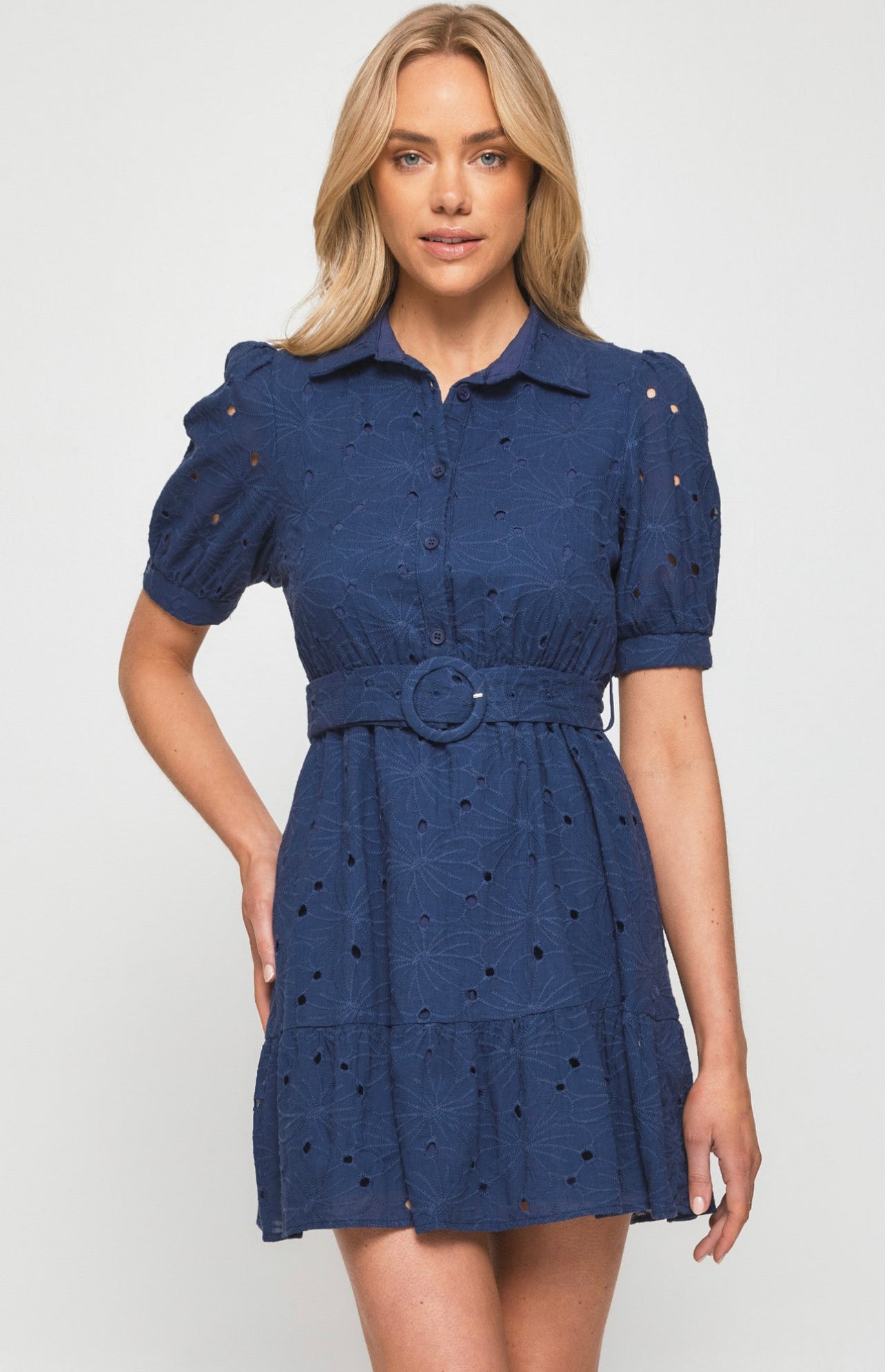 KELLY MINI DRESS -NAVY