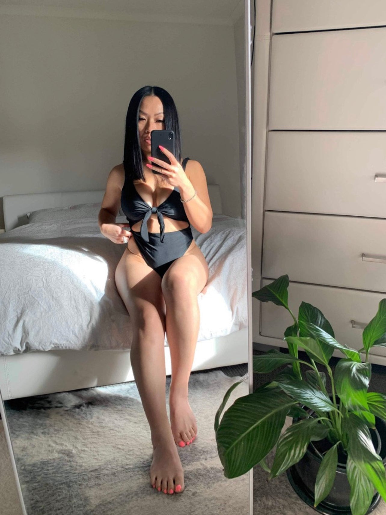 BONNIE ONE PIECE SWIMWEAR -BLACK