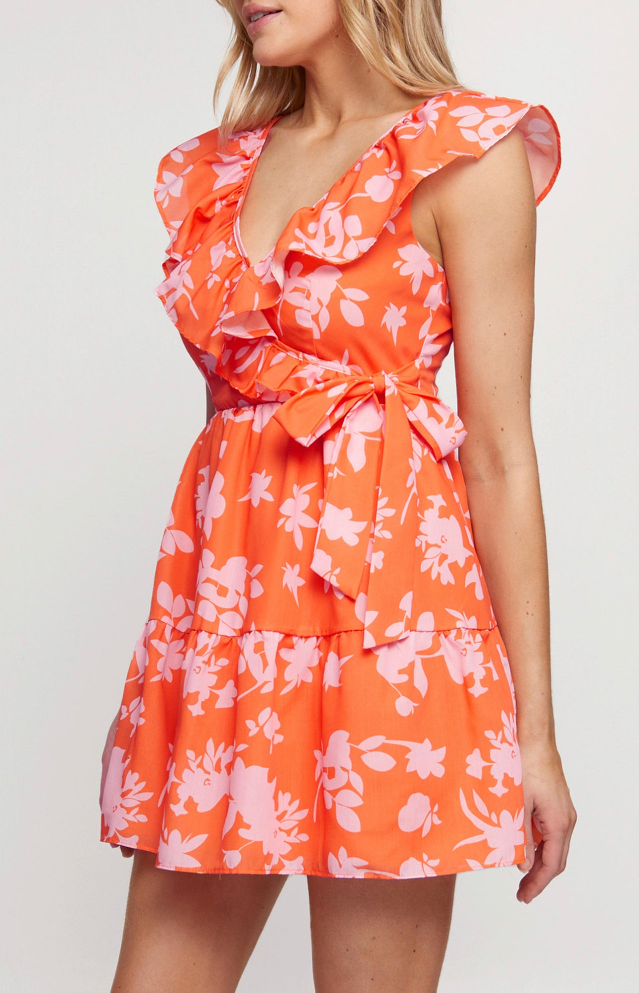 LILY MINI DRESS -FLORAL
